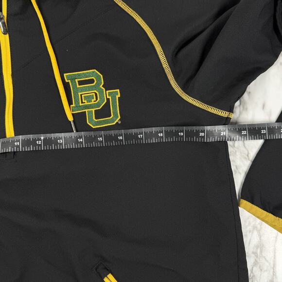 Under Armour Mens Small Baylor University 1/4 Zip Long Sleeve Jacket Bears - Picture 4 of 10